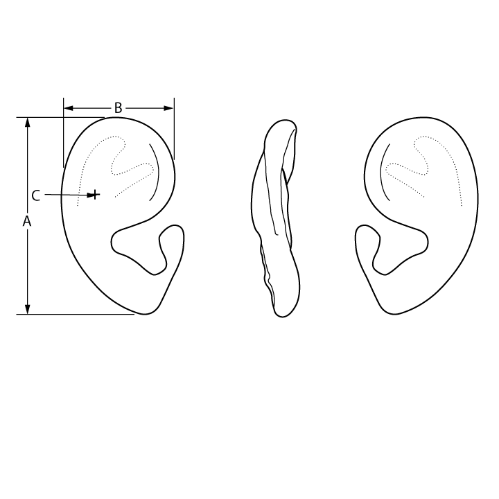 ePTFE-Coated <br>Auricular Base Frame ePTFE-Coated <br>Auricular Base Frame